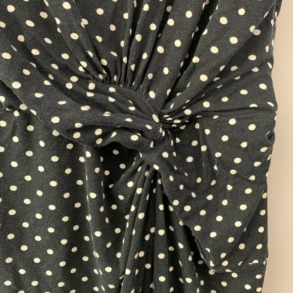 Merona dress- black and white polka dot - Picture 2 of 5